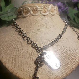 Imagine Key Necklace